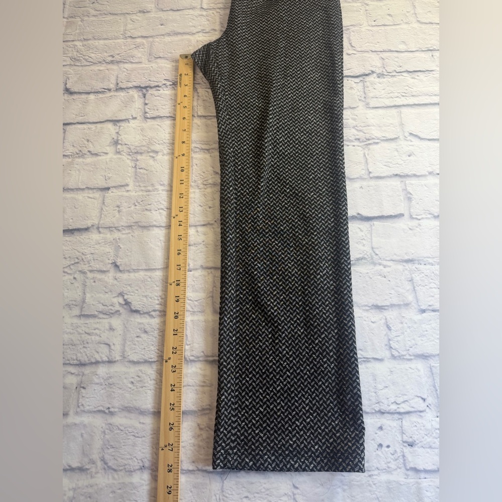 Zac & Rachel Black & Gray Patterned Pull On Pants. Size L. - Picture 5 of 7
